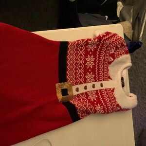 It's Our Time Red and White Sweater